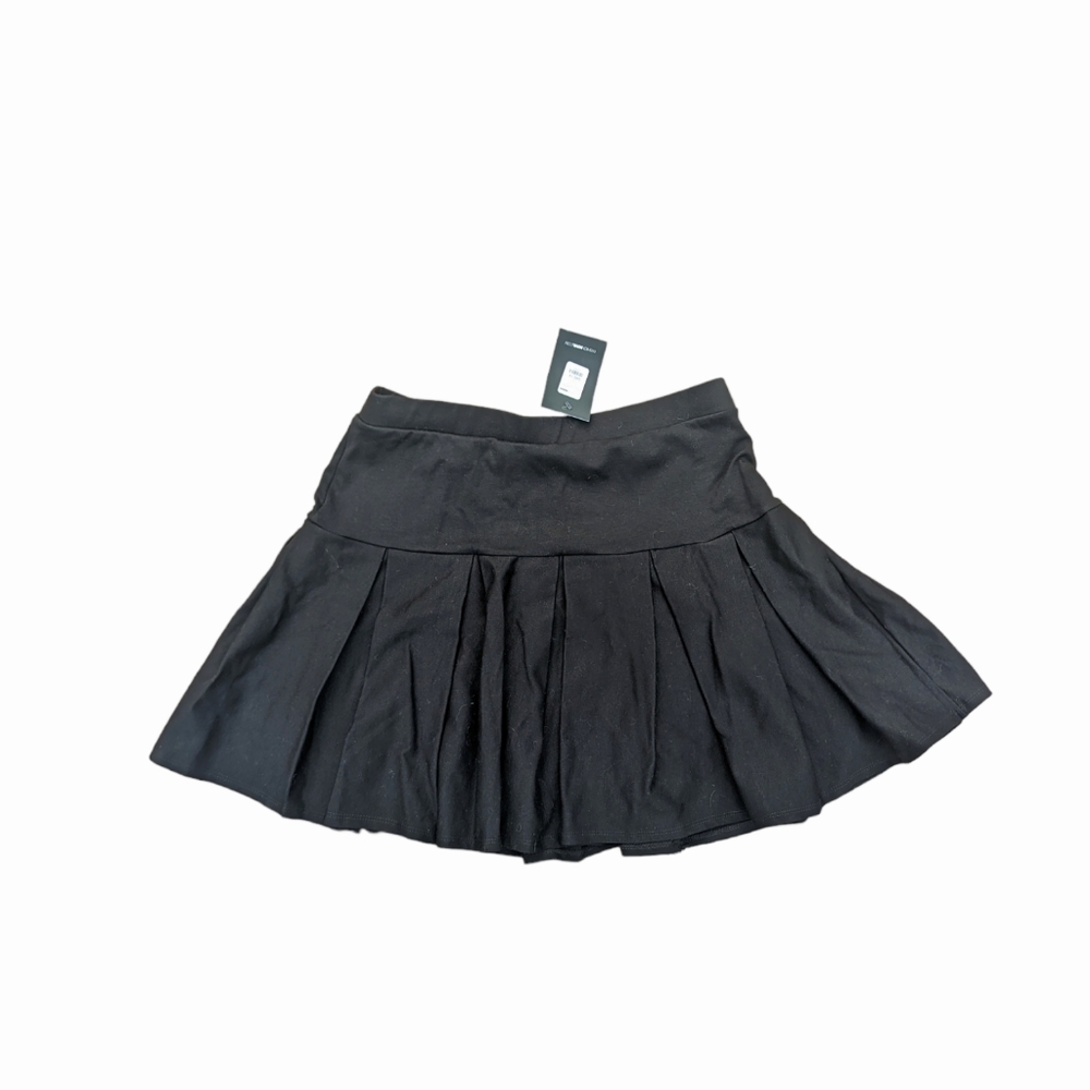 NWT NEW Black Pleated Mini Skort Miniskirt with Shorts Tennis Skirt Plus Size 1x